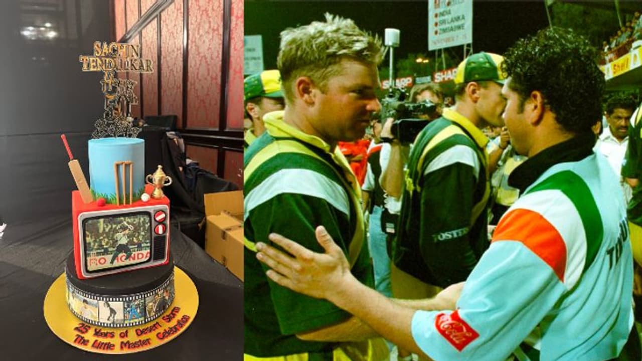 Desert Storm: 25 ஆண்டுகளுக்கு முன்பு இதே நாளில் ஆஸ்திரேலியாவை ஓட ஓட விரட்டிய சச்சின் (143 ரன்கள்)!