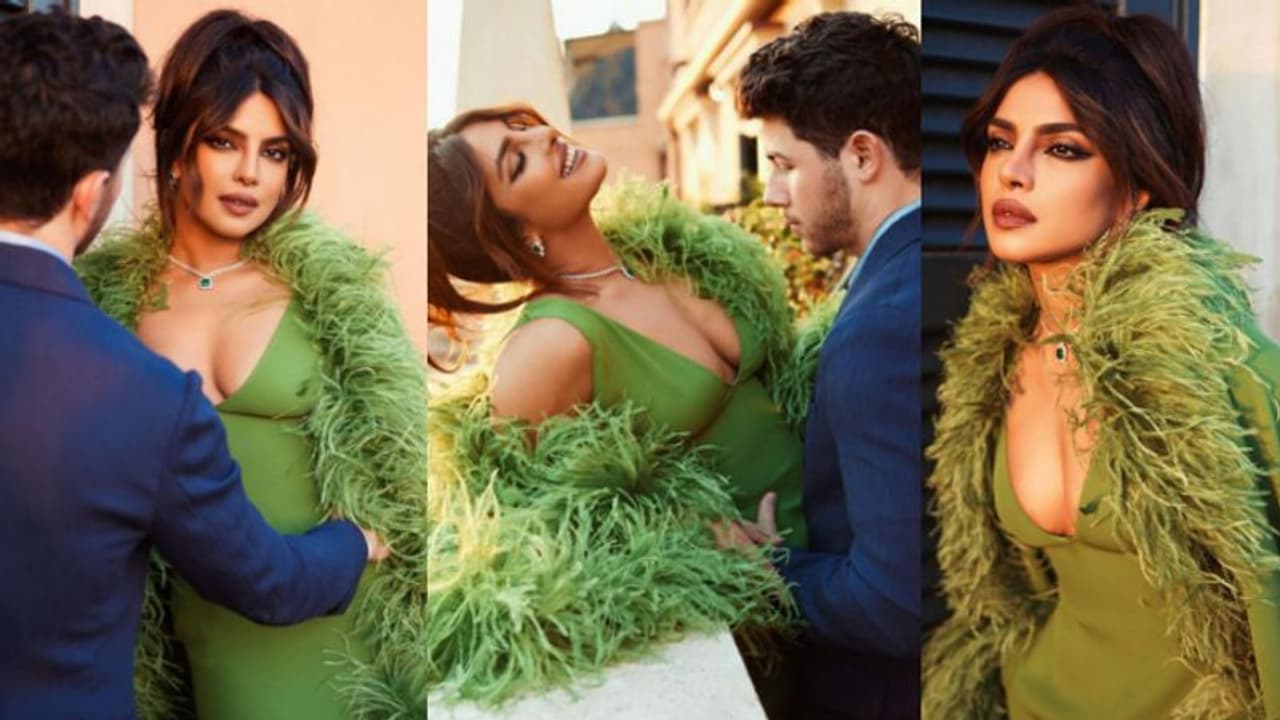 ഗ്രീന്‍ ഗൗണിൽ ഗ്ലാമറസ് ലുക്കിൽ പ്രിയങ്ക ചോപ്ര; ചിത്രങ്ങള്‍ വൈറല്‍