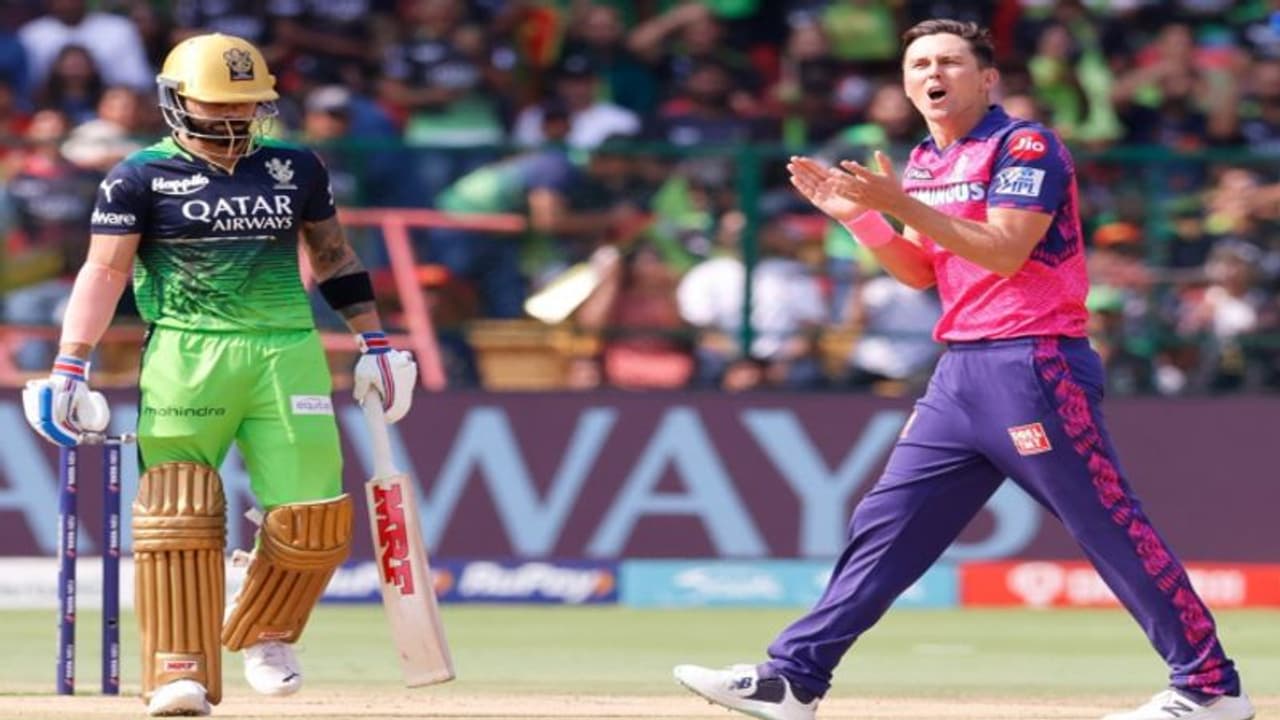 കോലി സംപൂജ്യന്! ഫാഫ് മാക്സി സഖ്യം ആളിക്കത്തി! പിന്നാലെ രാജസ്ഥാന്റെ തിരിച്ചടി; ആര്സിബിക്ക് മികച്ച സ്കോര് കോലി സംപൂജ്യന്! ഫാഫ് മാക്സി സഖ്യം ആളിക്കത്തി! പിന്നാലെ രാജസ്ഥാന്റെ തിരിച്ചടി; ആര്സിബിക്ക് മികച്ച സ്കോര്