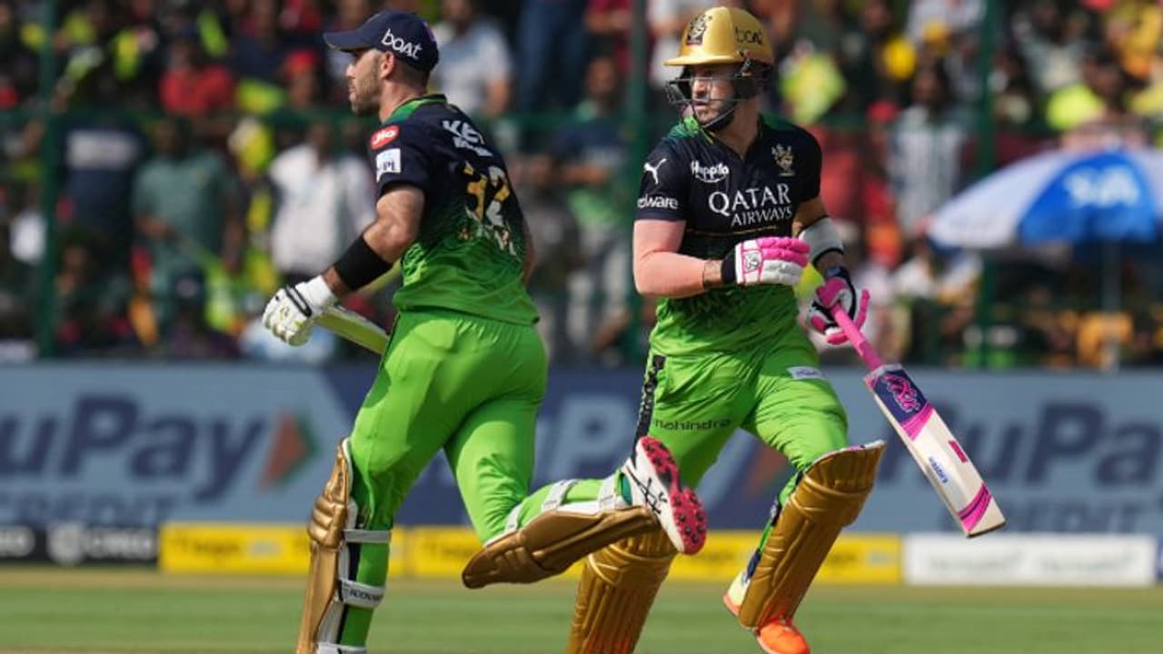 IPL 2023: మరోసారి డుప్లెసిస్ మ్యాక్స్వెల్ షో.. ఆఖర్లో తడబాటు.. అయినా రాజస్తాన్కు భారీ టార్గెట్ IPL 2023: మరోసారి డుప్లెసిస్ మ్యాక్స్వెల్ షో.. ఆఖర్లో తడబాటు.. అయినా రాజస్తాన్కు భారీ టార్గెట్