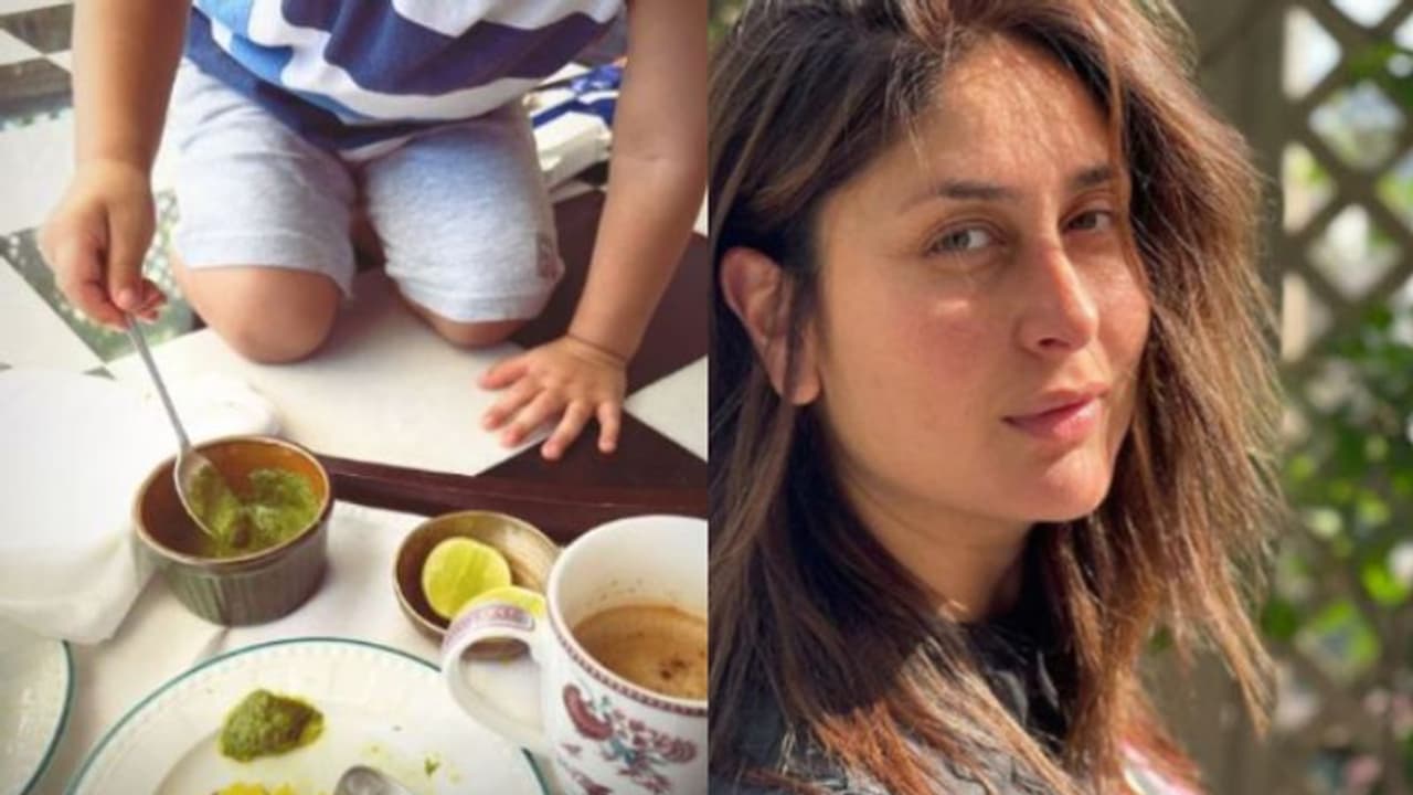 കരീനയ്ക്ക് ബ്രേക്ക്ഫാസ്റ്റ് വിളമ്പി കൊടുത്ത് ഇളയ മകൻ കരീനയ്ക്ക് ബ്രേക്ക്ഫാസ്റ്റ് വിളമ്പി കൊടുത്ത് ഇളയ മകൻ