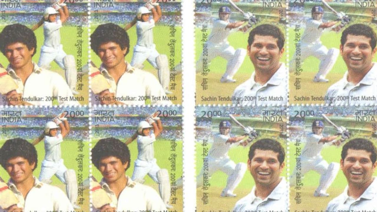 சச்சினின் 200ஆவது டெஸ்ட்: தபால் தலை வெளியிட்டு கௌரவப்படுத்திய இந்திய அஞ்சல் துறை! சச்சினின் 200ஆவது டெஸ்ட்: தபால் தலை வெளியிட்டு கௌரவப்படுத்திய இந்திய அஞ்சல் துறை!