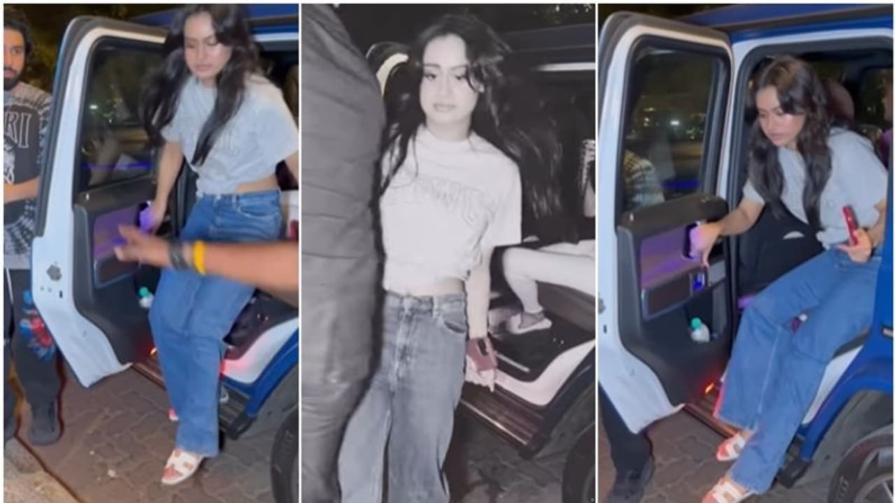 ಕಾರಿಂದ ಇಳಿಯುವಾಗ ಜಾರಿ ಭದ್ರತಾ ಸಿಬ್ಬಂದಿ ಮೇಲೆ ಬಿದ್ದ ಕಾಜಲ್ ಪುತ್ರಿ; ನಿಸಾ ದೇವಗನ್ ವಿಡಿಯೋ ವೈರಲ್ 