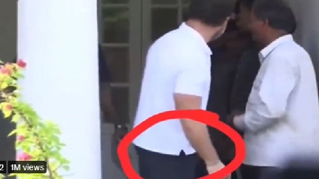 ಕೆಲಸಗಾರರಿಗೆ ಹಸ್ತಲಾಘವ್ ಮಾಡಿ ಕೈ ಒರೆಸಿಕೊಂಡ್ರಾ ರಾಹುಲ್‌ ಗಾಂಧಿ: ವಿಡಿಯೋದಲ್ಲೇನಿದೆ?