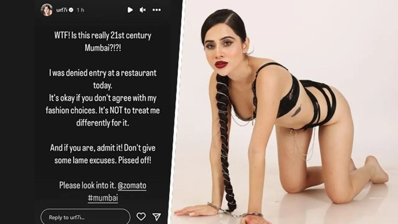 Urfi Javed gets hysterical after being denied entry at restaurant, says 'Is this really 21st century Mumbai'