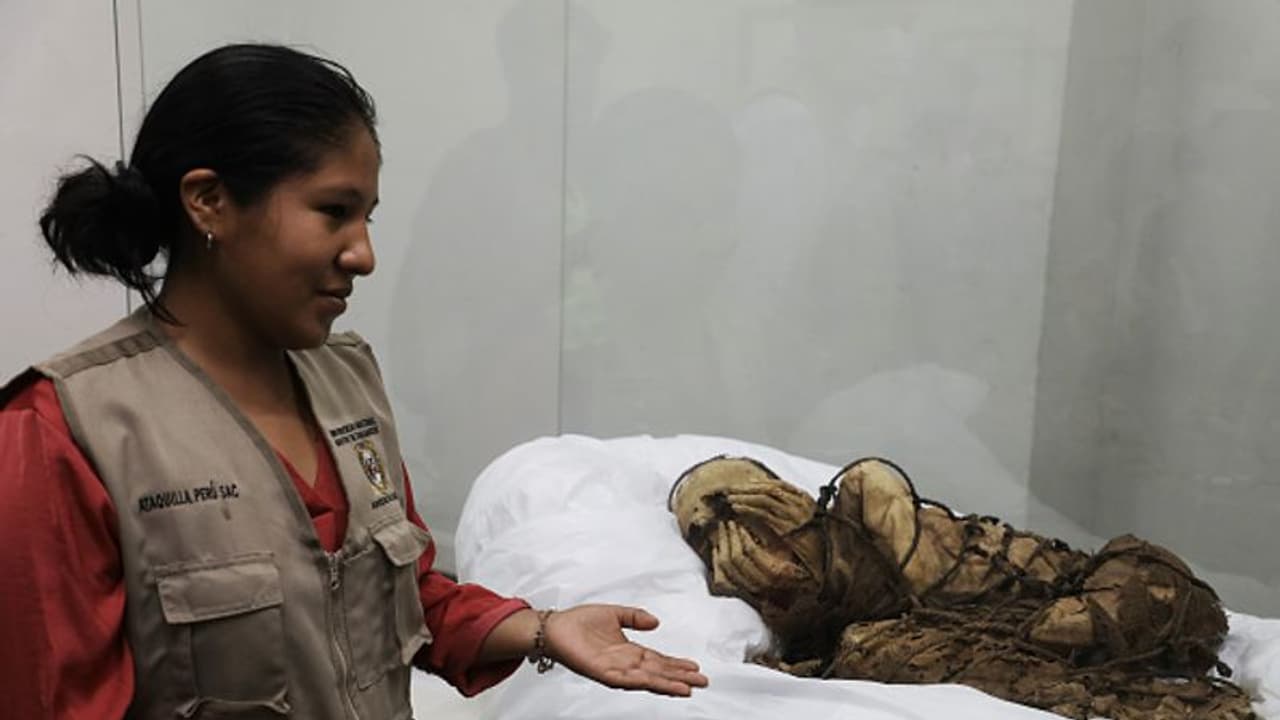 1200 വര്ഷങ്ങള്ക്ക് മുമ്പ് പെറുവില് ജീവിച്ചിരുന്ന കൗമാരക്കാരന്റെ മമ്മി കണ്ടെത്തി 1200 വര്ഷങ്ങള്ക്ക് മുമ്പ് പെറുവില് ജീവിച്ചിരുന്ന കൗമാരക്കാരന്റെ മമ്മി കണ്ടെത്തി