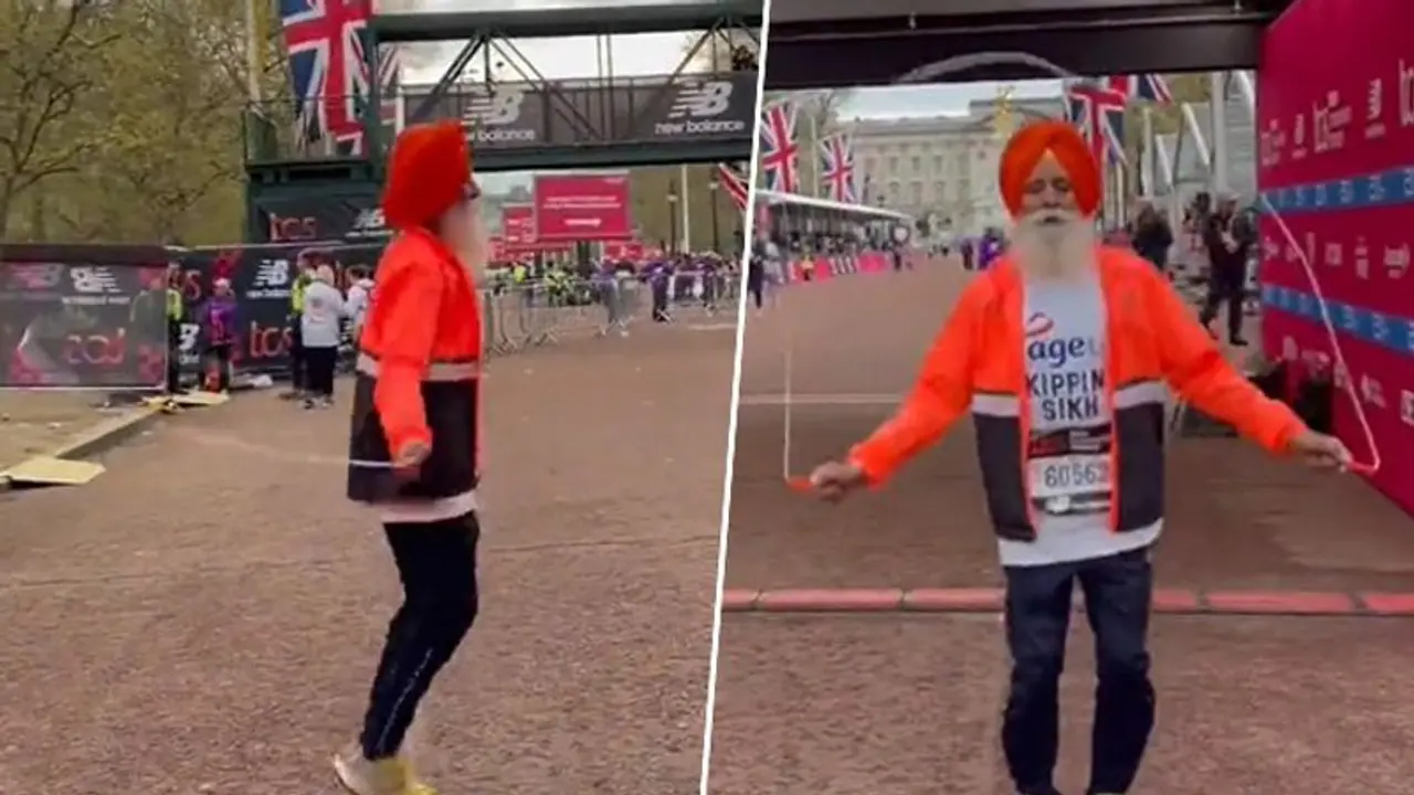 London's 'Skipping Sikh', who runs marathons at 75, stuns with latest 26.2 mile feat; video goes viral London's 'Skipping Sikh', who runs marathons at 75, stuns with latest 26.2 mile feat; video goes viral