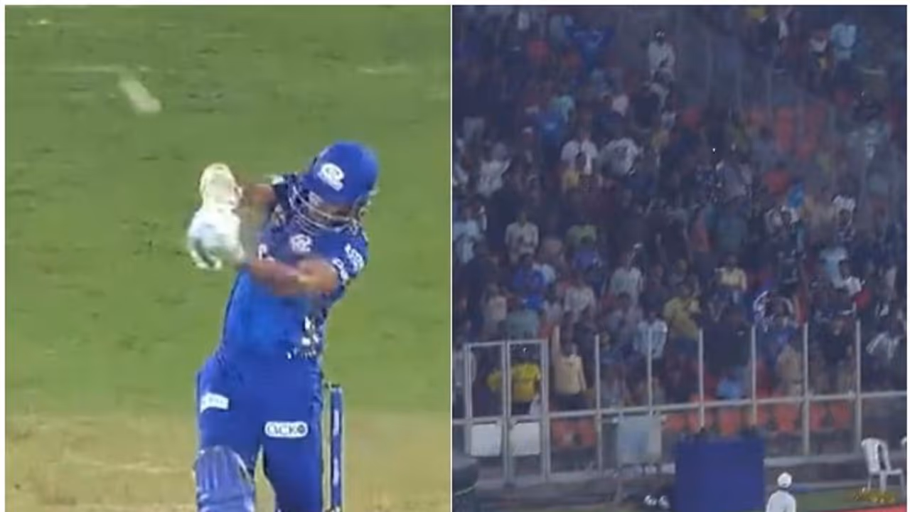 ഹീറോയായി വന്ന താരത്തെ സിക്സിന് പറത്തി അര്‍ജുൻ; അപ്രതീക്ഷിത അടി വിശ്വസിക്കാനാകാതെ ഞെട്ടി ബൗളർ, വീഡിയോ