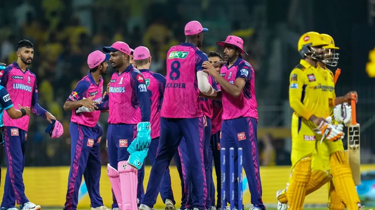 IPL 2023: சிஎஸ்கேவை வீழ்த்தி மீண்டும் முதலிடம் பிடித்தது ராஜஸ்தான் ராயல்ஸ் IPL 2023: சிஎஸ்கேவை வீழ்த்தி மீண்டும் முதலிடம் பிடித்தது ராஜஸ்தான் ராயல்ஸ்