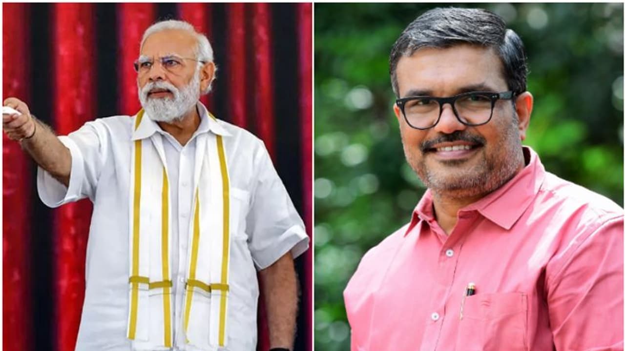 'പ്രധാനമന്ത്രിക്ക് നന്ദി'! ആദ്യ നന്ദിയുടെ കാര്യ കാരണവും വിവരിച്ച് എംബി രാജേഷ്; ബിജെപി മാതൃകയ്ക്ക് പരിഹാസം 'പ്രധാനമന്ത്രിക്ക് നന്ദി'! ആദ്യ നന്ദിയുടെ കാര്യ കാരണവും വിവരിച്ച് എംബി രാജേഷ്; ബിജെപി മാതൃകയ്ക്ക് പരിഹാസം