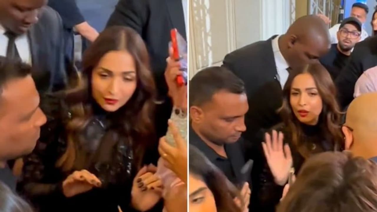 Malaika Arora feels 'uneasy' being pushed by fans at an event in Dubai WATCH Malaika Arora feels 'uneasy' being pushed by fans at an event in Dubai WATCH