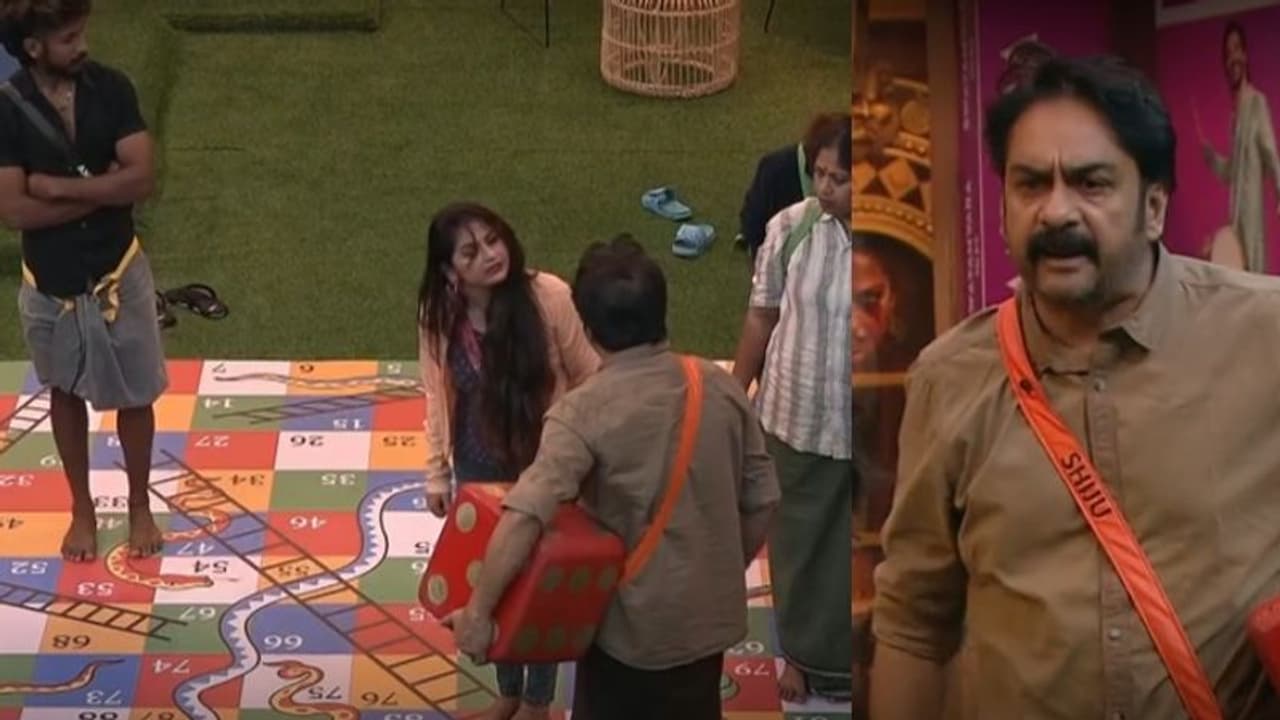 പാമ്പിന്റെ വായിൽ അകപ്പെട്ടും, കോണിയിൽ കയറിയും മത്സരാർത്ഥികൾ; മരത്തോണിൽ കളറായി ബിബി ഹൗസ് പാമ്പിന്റെ വായിൽ അകപ്പെട്ടും, കോണിയിൽ കയറിയും മത്സരാർത്ഥികൾ; മരത്തോണിൽ കളറായി ബിബി ഹൗസ്