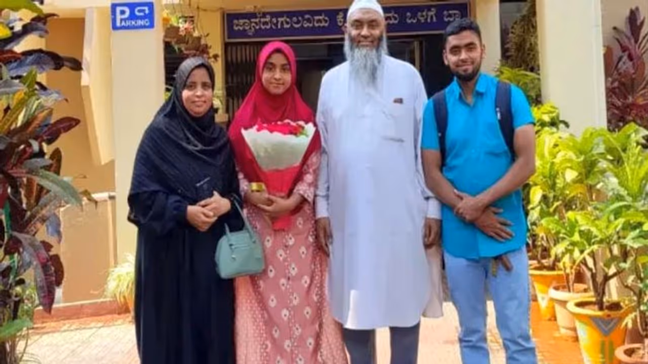 Tabassum Shaik, face of Karnataka Hijab row, offers tips for success in exams Tabassum Shaik, face of Karnataka Hijab row, offers tips for success in exams