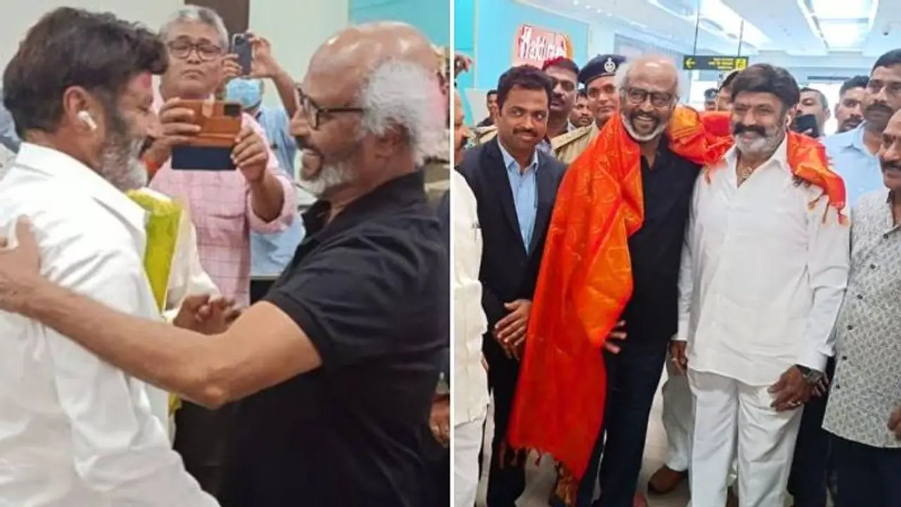 என்டிஆர் நூற்றாண்டு விழா: சூப்பர்ஸ்டார் ரஜினியை வரவேற்ற பாலகிருஷ்ணா..வைரல் வீடியோ!! என்டிஆர் நூற்றாண்டு விழா: சூப்பர்ஸ்டார் ரஜினியை வரவேற்ற பாலகிருஷ்ணா..வைரல் வீடியோ!!