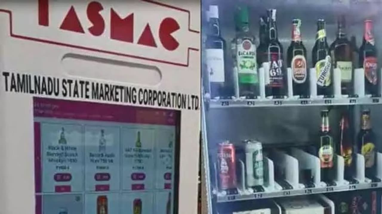 liquor vending machine: இனி தொட்டால் போதும்; மதுபானம் கையில்... சென்னையில் அமைக்கப்பட்டது டாஸ்மாக் ஏடிஎம்!! liquor vending machine: இனி தொட்டால் போதும்; மதுபானம் கையில்... சென்னையில் அமைக்கப்பட்டது டாஸ்மாக் ஏடிஎம்!!