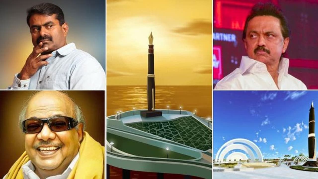 மெரினாவில் பேனா நினைவு சின்னம்: சட்ட போராட்டத்தை அறிவித்த சீமான்.. அதிர்ச்சியில் திமுக.!!