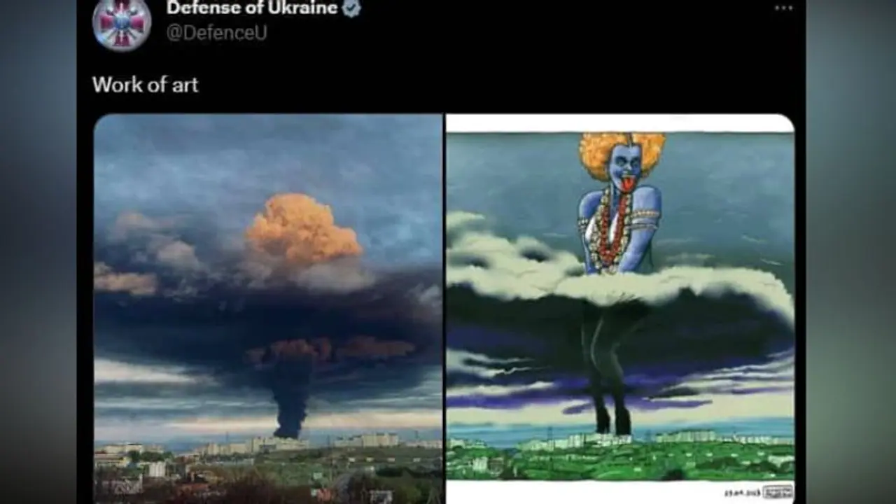 என்னடா பண்ணி வச்சிருக்கீங்க... காளியை இழிவுபடுத்திய உக்ரைன் இராணுவ அமைச்சகம் வெளுத்து வாங்கும் இந்தியர்கள் என்னடா பண்ணி வச்சிருக்கீங்க... காளியை இழிவுபடுத்திய உக்ரைன் இராணுவ அமைச்சகம் வெளுத்து வாங்கும் இந்தியர்கள்