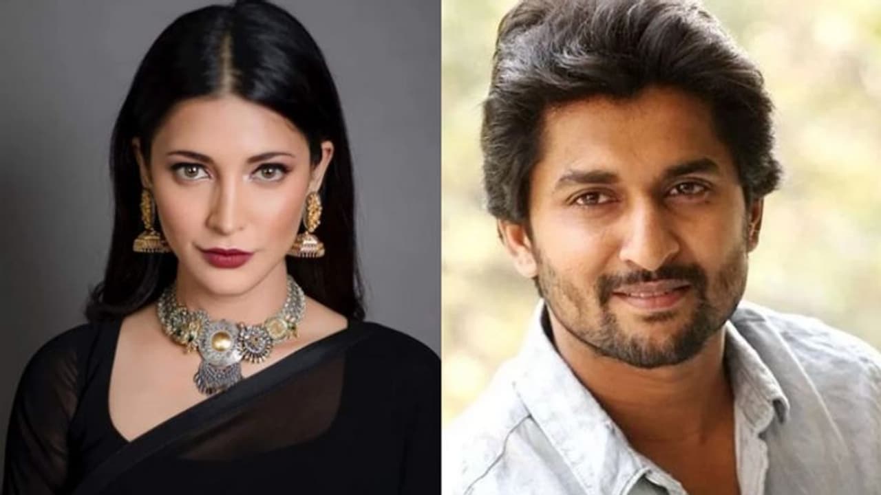 ഹിറ്റുകള് ആവര്ത്തിക്കാൻ വരുന്നൂ ശ്രുതി ഹാസൻ, നാനിക്കൊപ്പം പ്രധാന വേഷത്തില് ഹിറ്റുകള് ആവര്ത്തിക്കാൻ വരുന്നൂ ശ്രുതി ഹാസൻ, നാനിക്കൊപ്പം പ്രധാന വേഷത്തില്