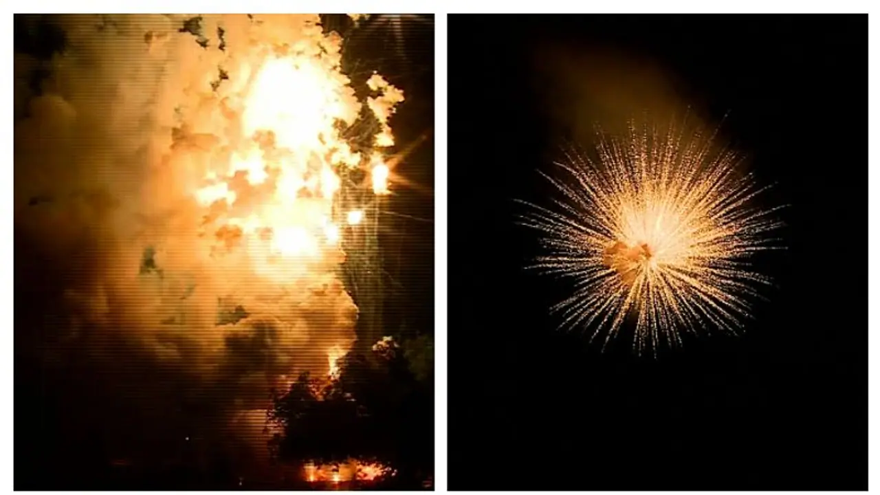 Enthralling fireworks displayed at Thrissur Pooram; Iconic festival to conclude today