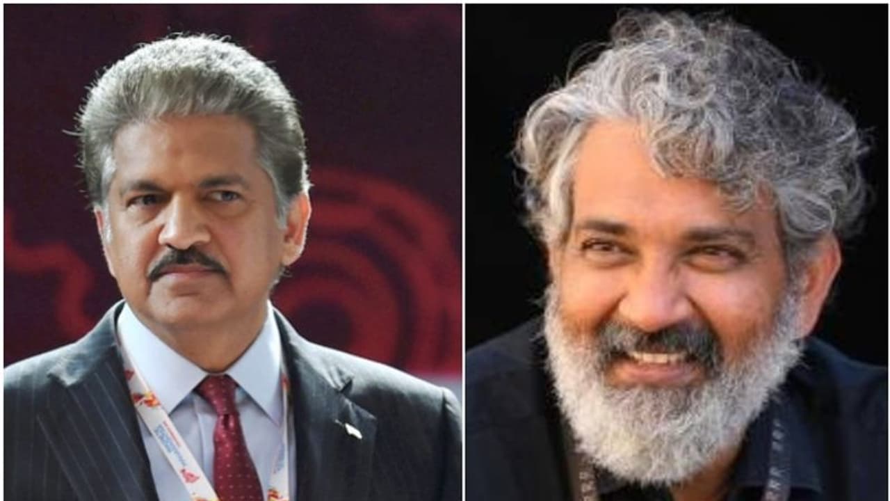 ವಿಶೇಷ ಬೇಡಿಕೆ ಇಟ್ಟ ಉದ್ಯಮಿ ಆನಂದ್ ಮಹೀಂದ್ರಾಗೆ RRR ನಿರ್ದೇಶಕ ರಾಜಮೌಳಿ ಹೇಳಿದ್ದೇನು? ವಿಶೇಷ ಬೇಡಿಕೆ ಇಟ್ಟ ಉದ್ಯಮಿ ಆನಂದ್ ಮಹೀಂದ್ರಾಗೆ RRR ನಿರ್ದೇಶಕ ರಾಜಮೌಳಿ ಹೇಳಿದ್ದೇನು?