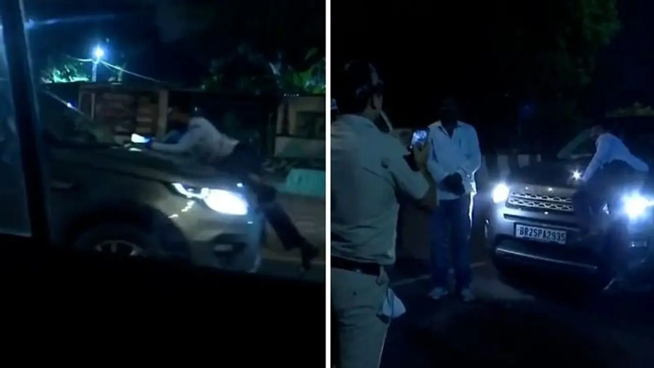 Man clings on to bonnet of Bihar MP's car for 3 kms on Delhi's roads (Watch) Man clings on to bonnet of Bihar MP's car for 3 kms on Delhi's roads (Watch)