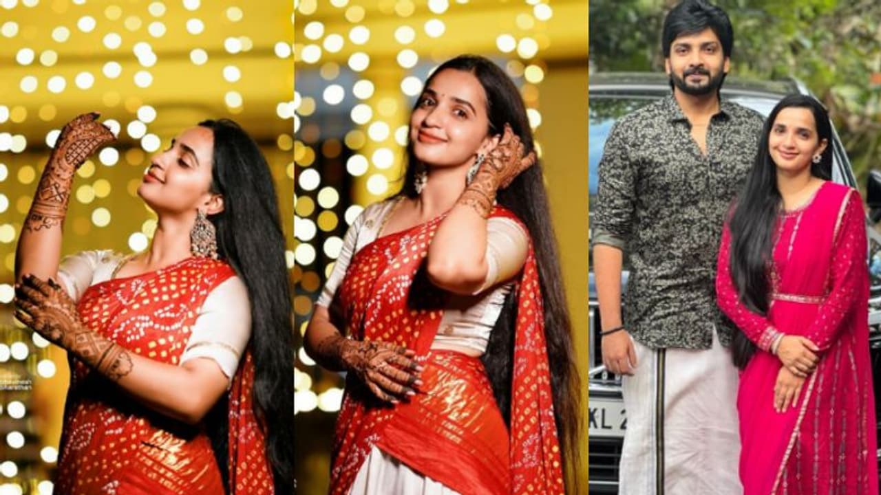 മൈലാഞ്ചി അഴകില് മണവാട്ടി; മെഹന്തി ചിത്രങ്ങള് പങ്കുവച്ച് മാളവിക മൈലാഞ്ചി അഴകില് മണവാട്ടി; മെഹന്തി ചിത്രങ്ങള് പങ്കുവച്ച് മാളവിക