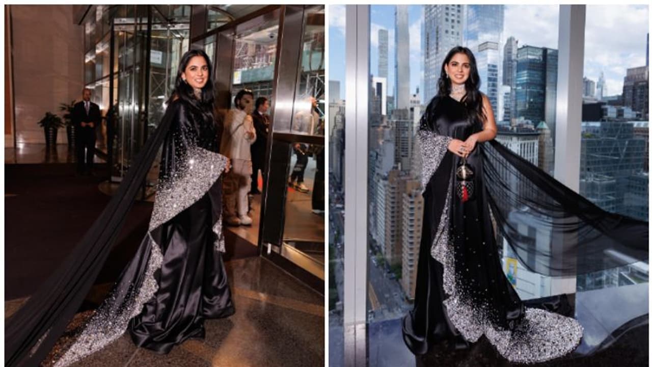 MET Gala 2023: Isha Ambani looks captivating in Prabal Gurung saree gown ensemble MET Gala 2023: Isha Ambani looks captivating in Prabal Gurung saree gown ensemble