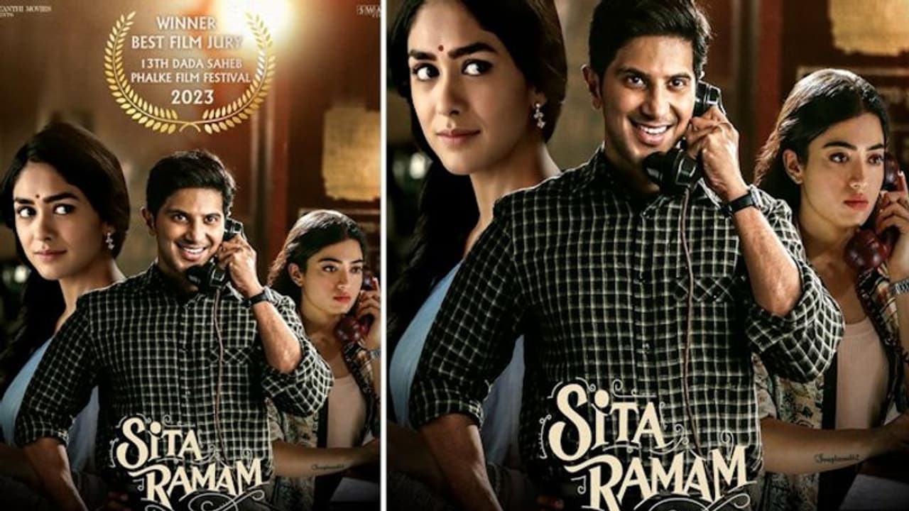 Sita Ramam: Dulquer Salmaan, Mrunal Thakur starrer makes record; wins big at Dadasaheb Phalke awards