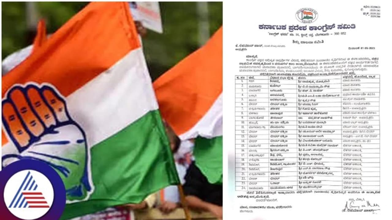 ರಾಜ್ಯದ 24 ಕಾಂಗ್ರೆಸ್ ಬಂಡಾಯ ಅಭ್ಯರ್ಥಿಗಳಿಗೆ ಗೇಟ್ ಪಾಸ್: 6 ವರ್ಷ ಪಕ್ಷದಿಂದ ಉಚ್ಛಾಟನೆ ರಾಜ್ಯದ 24 ಕಾಂಗ್ರೆಸ್ ಬಂಡಾಯ ಅಭ್ಯರ್ಥಿಗಳಿಗೆ ಗೇಟ್ ಪಾಸ್: 6 ವರ್ಷ ಪಕ್ಷದಿಂದ ಉಚ್ಛಾಟನೆ