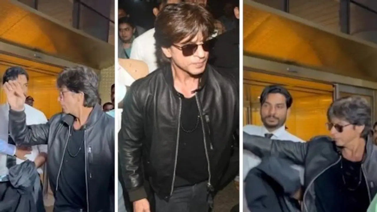 Rude or Irritated? Shah Rukh Khan pushes away, stops his fans from clicking a selfie with him; see video