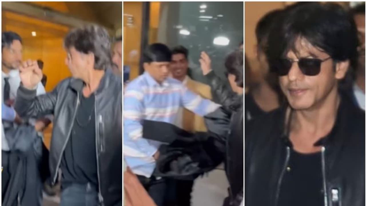 സെല്ഫി എടുക്കാന് വന്നയാളുടെ കൈതട്ടിമാറ്റി ഷാരൂഖ് ഖാന് വീഡിയോ സെല്ഫി എടുക്കാന് വന്നയാളുടെ കൈതട്ടിമാറ്റി ഷാരൂഖ് ഖാന് വീഡിയോ