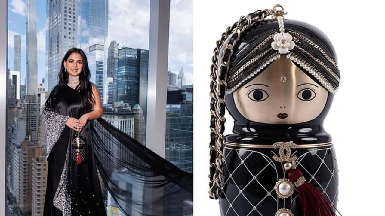 24 ലക്ഷത്തിന്റെ ബാഗ്; ഇഷ അംബാനിയുടെ അത്യാഡംബരമാർന്ന ഡോൾ ബാഗിന്റെ പ്രത്യേകത 24 ലക്ഷത്തിന്റെ ബാഗ്; ഇഷ അംബാനിയുടെ അത്യാഡംബരമാർന്ന ഡോൾ ബാഗിന്റെ പ്രത്യേകത