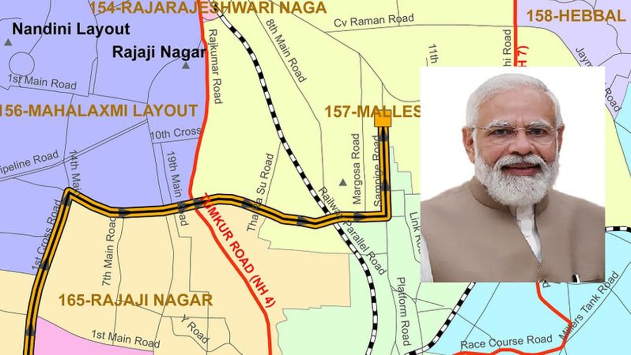 ಮೇ.6ರಂದು ಪ್ರಧಾನಿ ಮೋದಿ ಬೃಹತ್‌ ರೋಡ್‌ ಶೋ: ಬೆಂಗಳೂರಿನ 18 ಕ್ಷೇತ್ರಗಳಲ್ಲಿ ಸಂಚಾರ