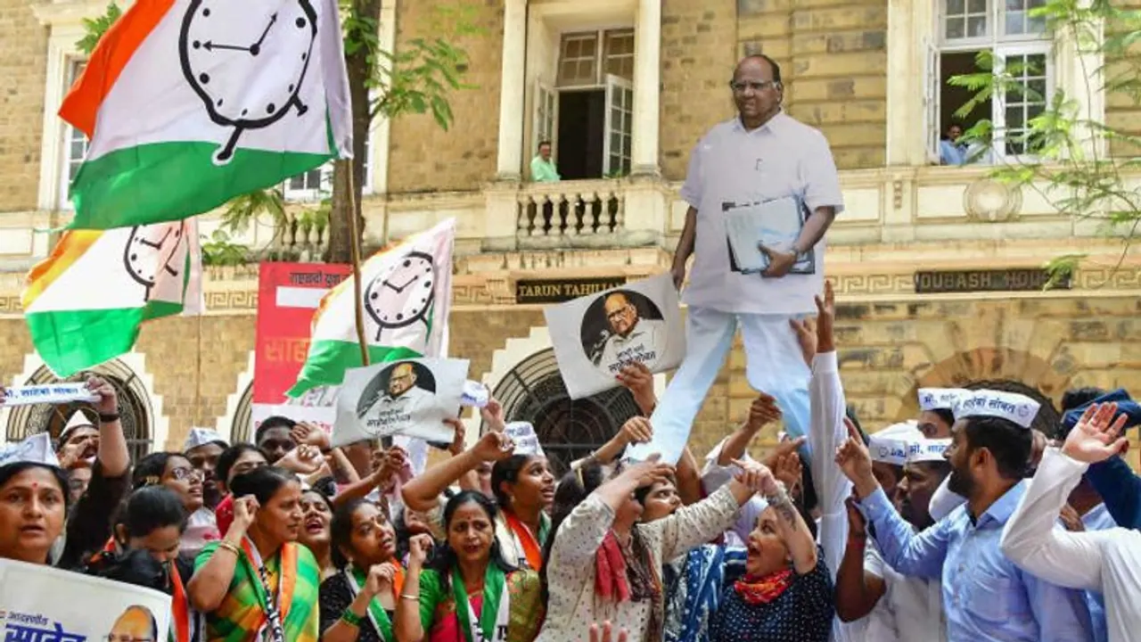 Sharad Pawar takes back resignation, to continue as NCP chief Sharad Pawar takes back resignation, to continue as NCP chief