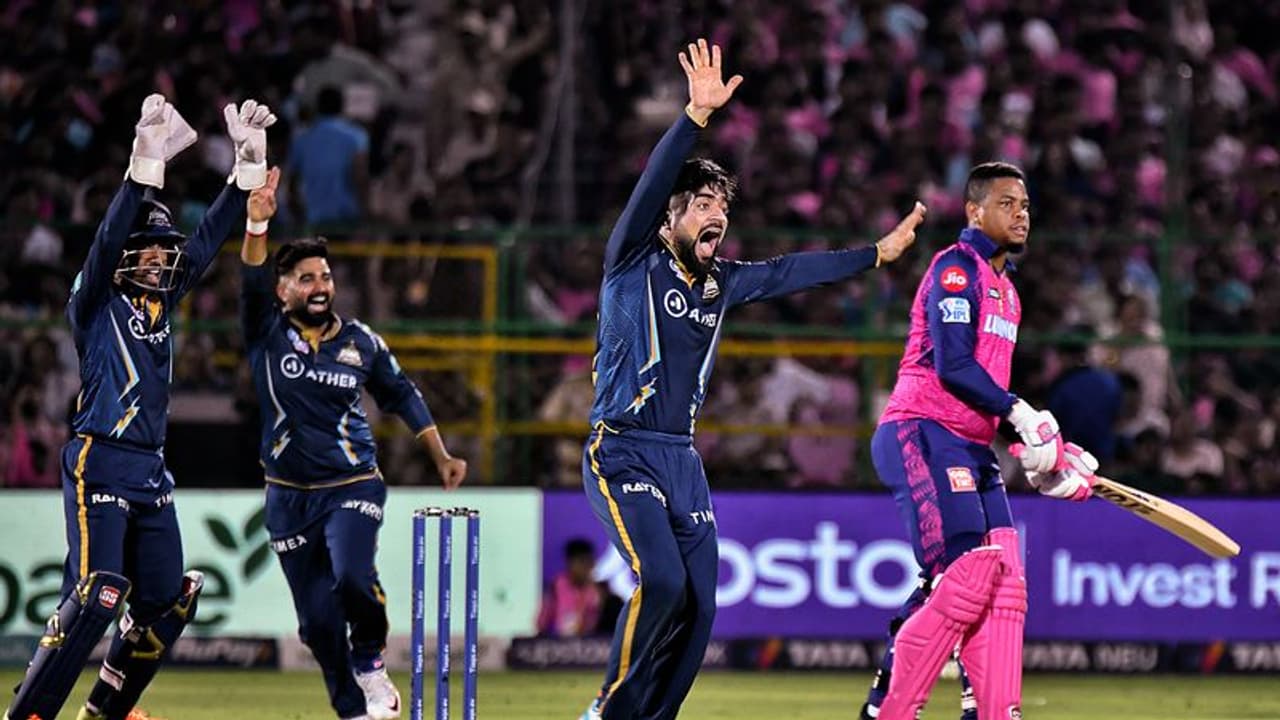 IPL 2023: ರಶೀದ್, ನೂರ್ ಸ್ಪಿನ್ ಬಲೆಯಲ್ಲಿ ಸಿಲುಕಿದ ರಾಜಸ್ಥಾನ! IPL 2023: ರಶೀದ್, ನೂರ್ ಸ್ಪಿನ್ ಬಲೆಯಲ್ಲಿ ಸಿಲುಕಿದ ರಾಜಸ್ಥಾನ!