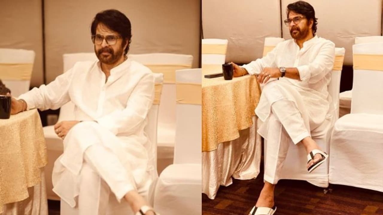 'എന്റെ മമ്മൂക്ക.. നിങ്ങളിത് എന്ത് ഭാവിച്ചാ..'; പുത്തൻ ലുക്കിൽ മാസായി മമ്മൂട്ടി, വൈറൽ 'എന്റെ മമ്മൂക്ക.. നിങ്ങളിത് എന്ത് ഭാവിച്ചാ..'; പുത്തൻ ലുക്കിൽ മാസായി മമ്മൂട്ടി, വൈറൽ