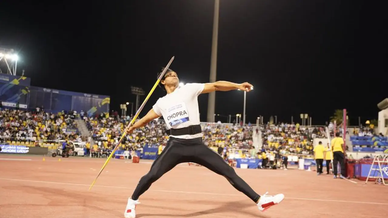 Neeraj Chopra starts Diamond League title defence with Doha win Neeraj Chopra starts Diamond League title defence with Doha win