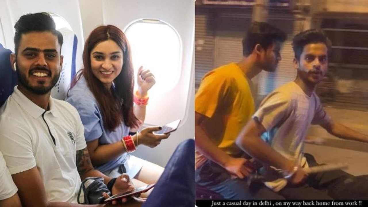 కోల్ కతా నైట్ రైడర్స్ కెప్టెన్ నితీశ్ రాణా భార్య కారును వెంబడించిన యువకులు.. రాత్రి సమయంలో ఉద్దేశపూర్వకంగా ఢీ. కోల్ కతా నైట్ రైడర్స్ కెప్టెన్ నితీశ్ రాణా భార్య కారును వెంబడించిన యువకులు.. రాత్రి సమయంలో ఉద్దేశపూర్వకంగా ఢీ.