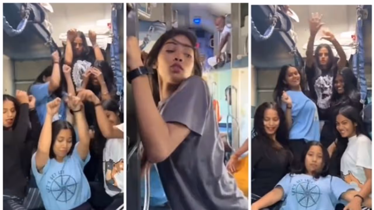 ട്രെയിനില് നൃത്തം ചെയ്ത് പെണ്കുട്ടികള്; വിമര്ശിച്ചും കൈയടിച്ചും സാമൂഹിക മാധ്യമ ഉപഭോക്താക്കള് ട്രെയിനില് നൃത്തം ചെയ്ത് പെണ്കുട്ടികള്; വിമര്ശിച്ചും കൈയടിച്ചും സാമൂഹിക മാധ്യമ ഉപഭോക്താക്കള്