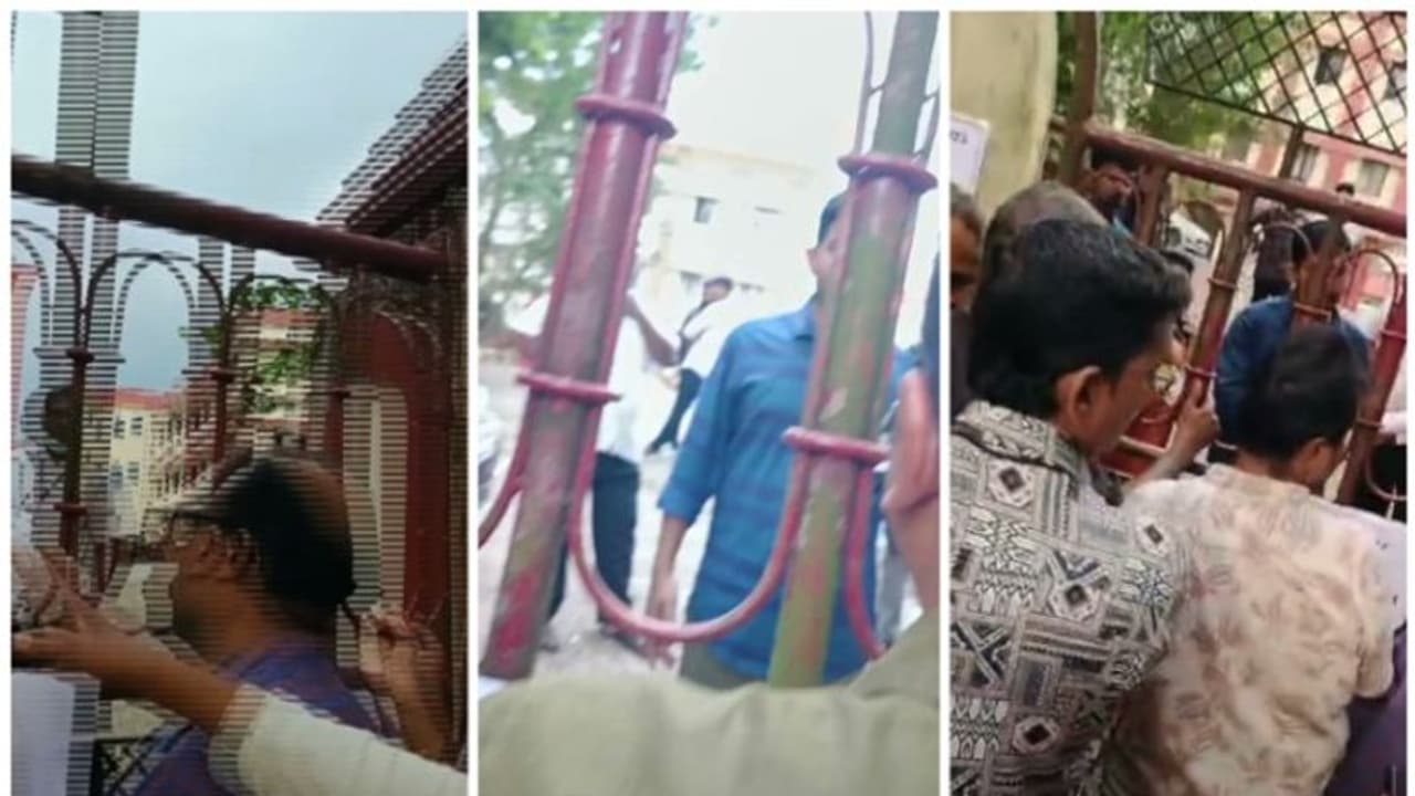 നീറ്റ് പരീക്ഷ തുടങ്ങിയത് ഒന്നര മണിക്കൂർ വൈകി; കോഴിക്കോട്ടെ സ്കൂളിന് മുന്നിൽ പ്രതിഷേധിച്ച് രക്ഷിതാക്കൾ നീറ്റ് പരീക്ഷ തുടങ്ങിയത് ഒന്നര മണിക്കൂർ വൈകി; കോഴിക്കോട്ടെ സ്കൂളിന് മുന്നിൽ പ്രതിഷേധിച്ച് രക്ഷിതാക്കൾ