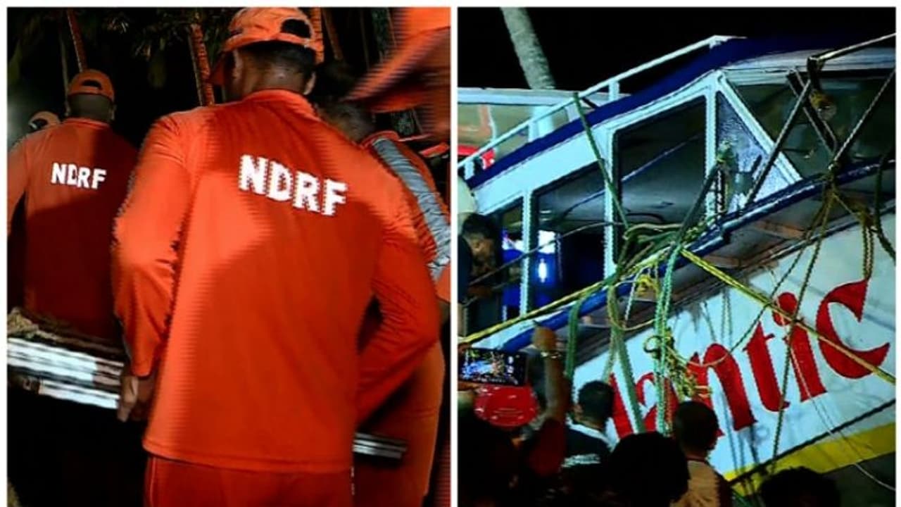 ബോട്ട് മുങ്ങിയ സ്ഥലത്ത് എൻഡിആർഎഫ്, ഫയർഫോഴ്സ് സംഘങ്ങളുടെ തിരച്ചിൽ തുടങ്ങി, അടിയൊഴുക്ക് വെല്ലുവിളി ബോട്ട് മുങ്ങിയ സ്ഥലത്ത് എൻഡിആർഎഫ്, ഫയർഫോഴ്സ് സംഘങ്ങളുടെ തിരച്ചിൽ തുടങ്ങി, അടിയൊഴുക്ക് വെല്ലുവിളി