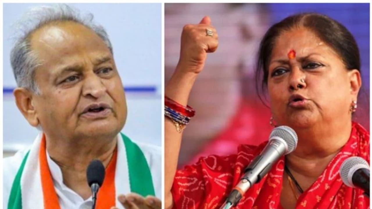 വസുന്ധരയെ കൂട്ടുപിടിച്ച് വിജയിക്കാമെന്ന ഗെഹ്ലോട്ടിന്റെ മോഹം പാളി; വെല്ലുവിളിച്ച് മുൻ മുഖ്യമന്ത്രി, ഇനിയെന്ത്? വസുന്ധരയെ കൂട്ടുപിടിച്ച് വിജയിക്കാമെന്ന ഗെഹ്ലോട്ടിന്റെ മോഹം പാളി; വെല്ലുവിളിച്ച് മുൻ മുഖ്യമന്ത്രി, ഇനിയെന്ത്?