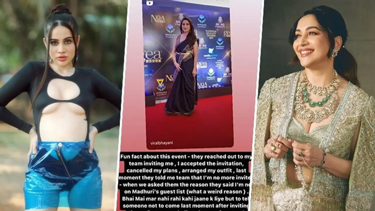 Urfi Javed slams Madhuri Dixit's event team; here's why
