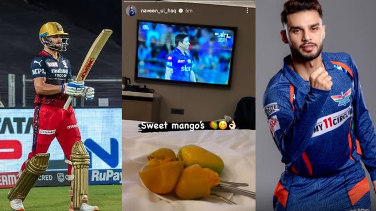 കലിപ്പ് തന്നെ! കോലി പുറത്തായതിന് പിന്നാലെ ഇൻസ്റ്റഗ്രാം പോസ്റ്റുമായി നവീൻ ഉള്‍ ഹഖ്; പ്രതികരണവുമായി ആരാധകരും