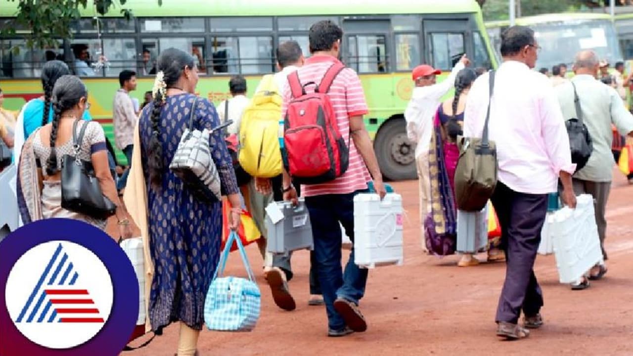 ಮತಗಟ್ಟೆಗಳಿಗೆ ತೆರಳಿದ ಚುನಾವಣಾ ಸಿಬ್ಬಂದಿ; ಸುಗಮ ಮತದಾನಕ್ಕೆ ಬೆಳಗಾವಿಯಲ್ಲಿ ಸಕಲ ಸಿದ್ಧತೆ ಮತಗಟ್ಟೆಗಳಿಗೆ ತೆರಳಿದ ಚುನಾವಣಾ ಸಿಬ್ಬಂದಿ; ಸುಗಮ ಮತದಾನಕ್ಕೆ ಬೆಳಗಾವಿಯಲ್ಲಿ ಸಕಲ ಸಿದ್ಧತೆ