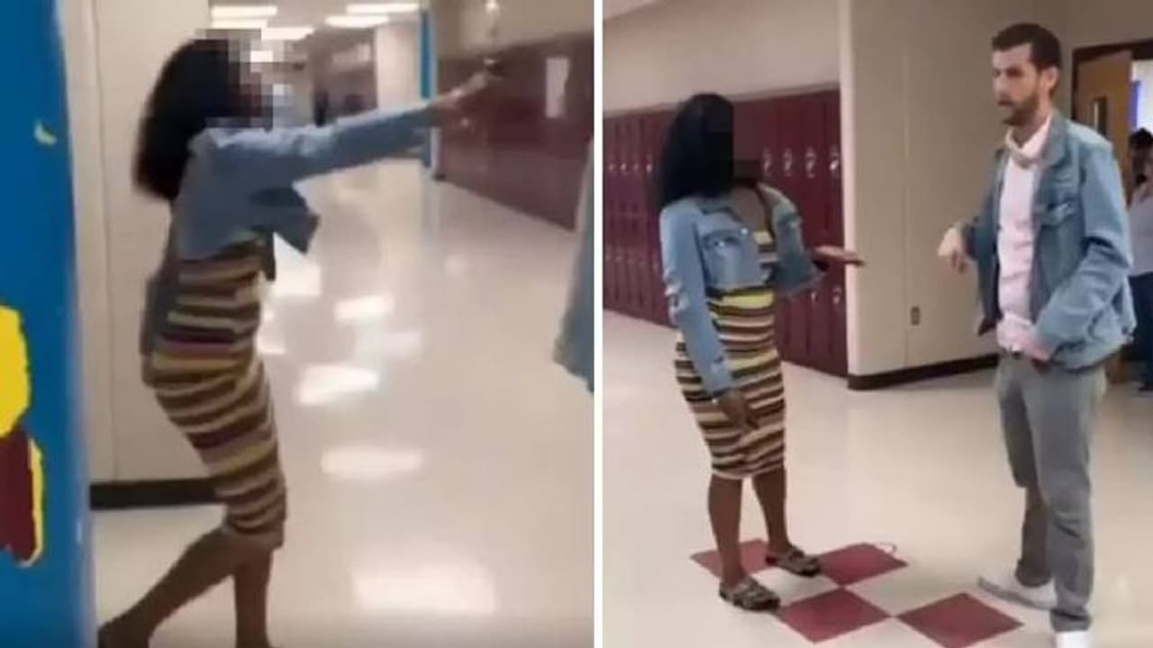 ഫോൺ പിടിച്ചെടുത്ത അധ്യാപകന് നേരെ വിദ്യാർത്ഥിനിയുടെ കുരുമുളക് സ്പ്രേ പ്രയോഗം 