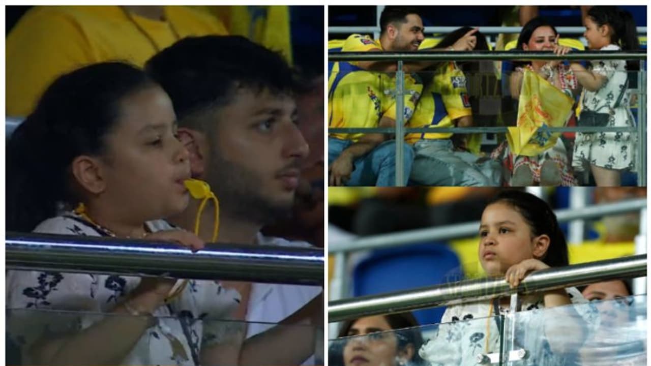 അച്ഛന് ഗ്രൗണ്ടില് സിക്സടിച്ച് തകര്ക്കുന്നു! ധോണിയുടെ പ്രകടനം അമ്മയ്ക്കൊപ്പം ആഘോഷിച്ച് മകള് സിവ വീഡിയോ അച്ഛന് ഗ്രൗണ്ടില് സിക്സടിച്ച് തകര്ക്കുന്നു! ധോണിയുടെ പ്രകടനം അമ്മയ്ക്കൊപ്പം ആഘോഷിച്ച് മകള് സിവ വീഡിയോ