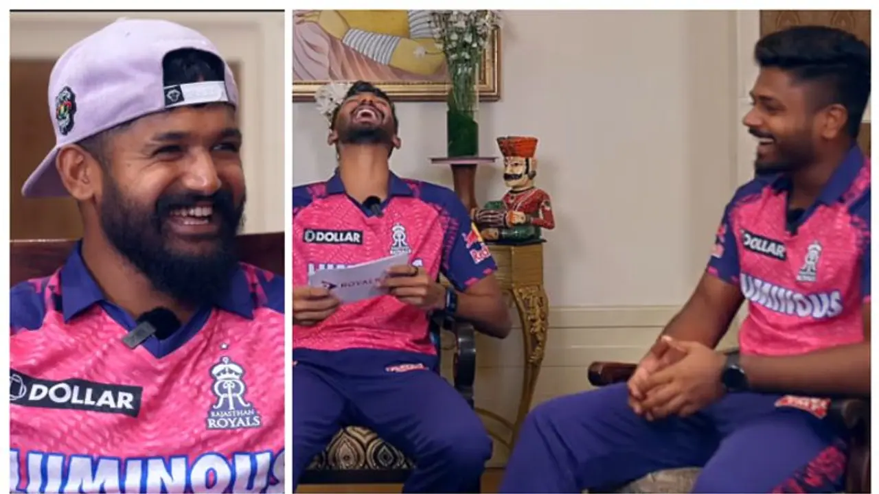 മലപ്പുറത്തിന്റെ 'കുഞ്ഞാണി'! ചെല്ലപ്പേര് പറഞ്ഞ് ആസിഫ്; ചിരിനിര്ത്താന് കഴിയാതെ സഞ്ജുവും ദേവ്ദത്തും വീഡിയോ മലപ്പുറത്തിന്റെ 'കുഞ്ഞാണി'! ചെല്ലപ്പേര് പറഞ്ഞ് ആസിഫ്; ചിരിനിര്ത്താന് കഴിയാതെ സഞ്ജുവും ദേവ്ദത്തും വീഡിയോ