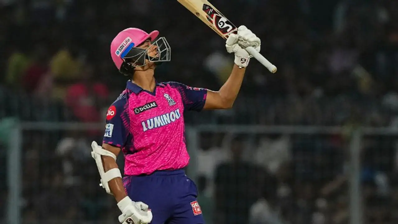 IPL 2023 ಅತೀವೇಗದ ಅರ್ಧಶತಕ, ಅಜೇಯ 98 ರನ್, ಜೈಸ್ವಾಲ್ ದಾಖಲೆಗೆ ಕೆಕೆಆರ್ ಉಡೀಸ್! IPL 2023 ಅತೀವೇಗದ ಅರ್ಧಶತಕ, ಅಜೇಯ 98 ರನ್, ಜೈಸ್ವಾಲ್ ದಾಖಲೆಗೆ ಕೆಕೆಆರ್ ಉಡೀಸ್!