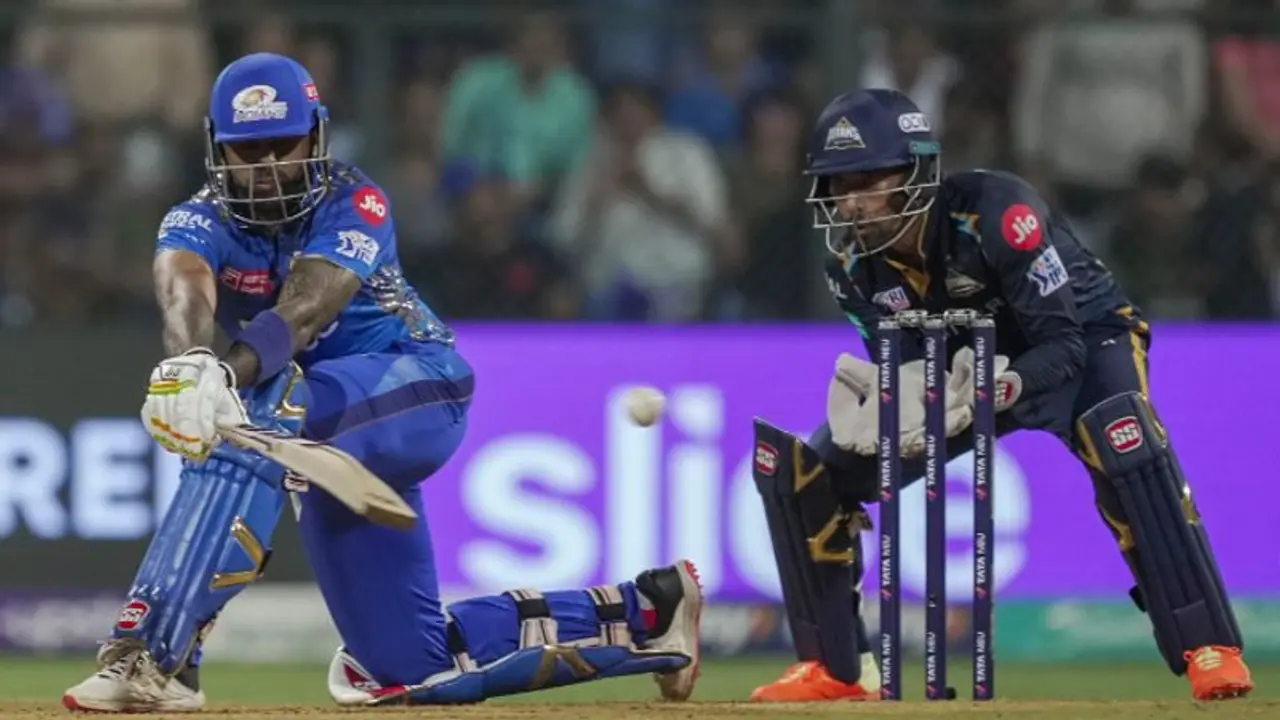 IPL 2023 ಸೆಂಚುರಿ ಮೂಲಕ ದಾಖಲೆ ಬರೆದ ಸೂರ್ಯಕುಮಾರ್, ಗುಜರಾತ್ಗೆ 219 ರನ್ ಟಾರ್ಗೆಟ್! IPL 2023 ಸೆಂಚುರಿ ಮೂಲಕ ದಾಖಲೆ ಬರೆದ ಸೂರ್ಯಕುಮಾರ್, ಗುಜರಾತ್ಗೆ 219 ರನ್ ಟಾರ್ಗೆಟ್!